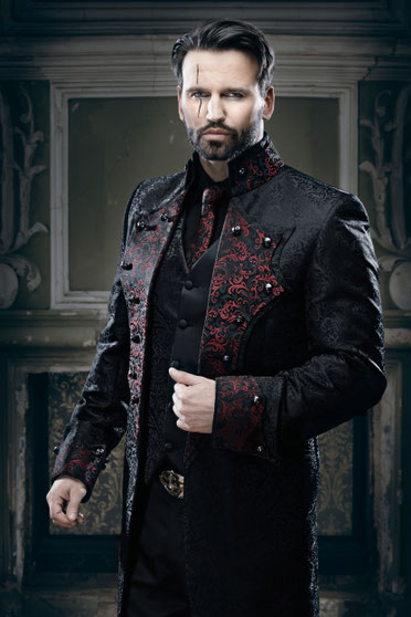 extravagantly wedding suit, frock coat, steampunk, groom suit, groom tailcoat, gothic wedding, Gothic Suit, Victorian Gothic, coat, jacket, Topcoat, Gothic Jacket, Gothic Formalwear, unusual suits, Vest, tie 