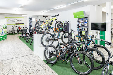 Die e-motion e-Bike Welt in Berlin-Steglitz