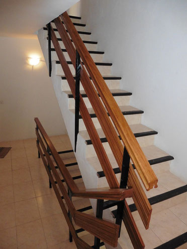 Treppenaufgang zum 2. Apartment