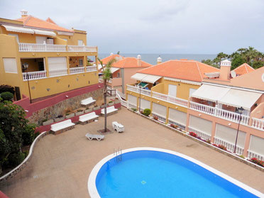 Blick vom Balkon