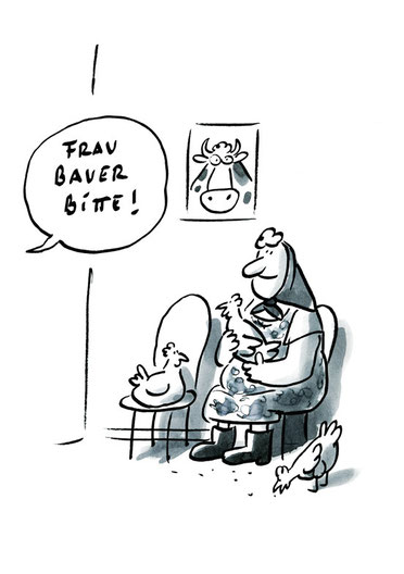 Illustration von Mock zum Thema Patient
