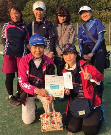 ｢シニア女子55の部｣優勝： 成瀬クラブ