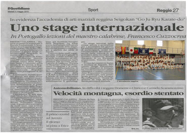 Articolo apparso su  Il Quotidiano della Calabria  il 04.05.2010