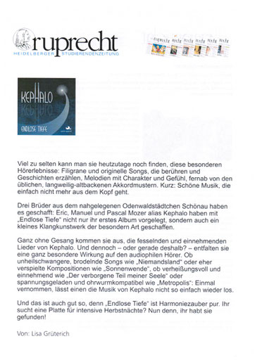 Kephalo, Instrumentalmusik, Gitarren, Brüder