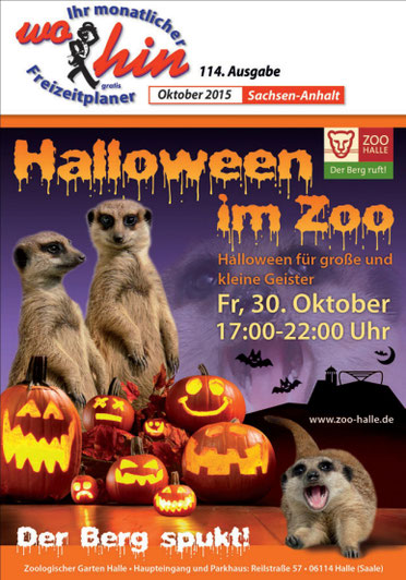 Wohin, das Veranstaltungsmagazin für Sachsen-Anhalt