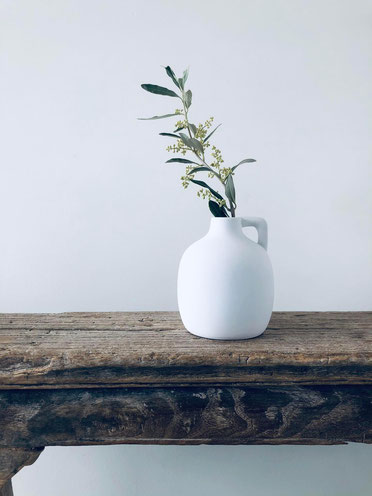 vase blanc ; mini vase blanc ; petit vas blanc ; vase Marrakech ; vase Ibiza ; vase boho blanc