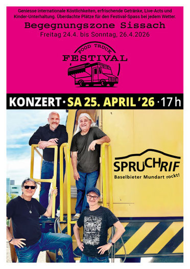 spruchrif Konzert am Food-Truck-Festival Sissach