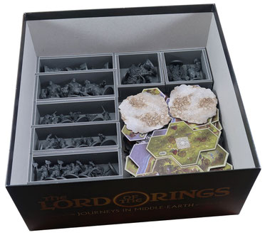 folded space insert organizer journeys in Middle Earth