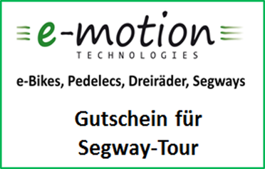 e-motion Tuttlingen Gutschein für Segway-Tour
