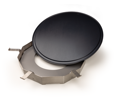 Bofun Zubehör – Teppan-Yaki/Griddle Platte mit Edelstahl-Aufsatz für Wokbrenner 14 kW, Einbau & Outdoorküche