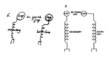 Figure ?. This is the Colorado Springs configuration that was incorporated into the initial Wardenclyffe design (CSN - Sept. 19, 1899 - figure 6, p. 191/200)