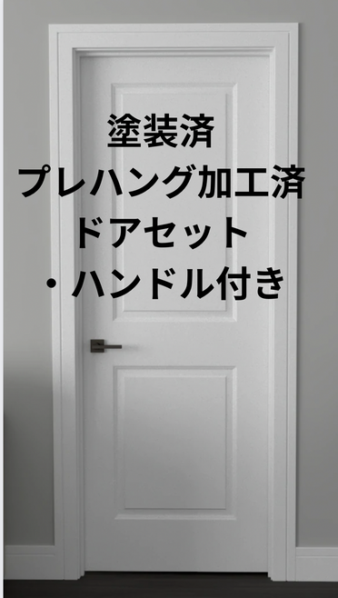 塗装済みプレハングドア加工済みセット