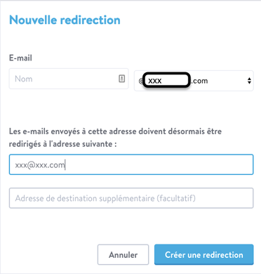 Jimdo Mail : mise en place des alias