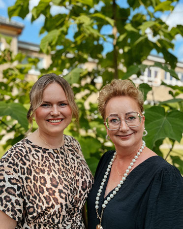 LG 3a: Corina Günther (rechts) & LG 3b: Nadine Müller (links)