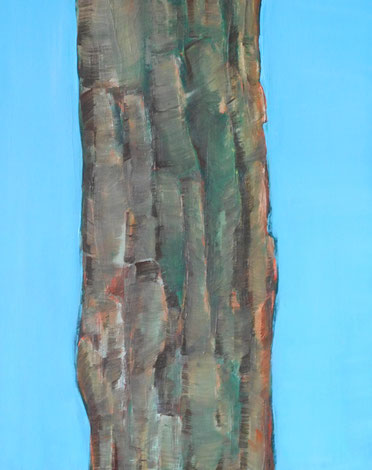 Rinde 7 von 8, Acryl auf Leinwand, 2021, 50 x 40 cm