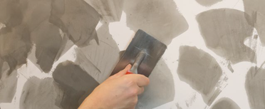 Stucco Fein freien Stellen abgedeck