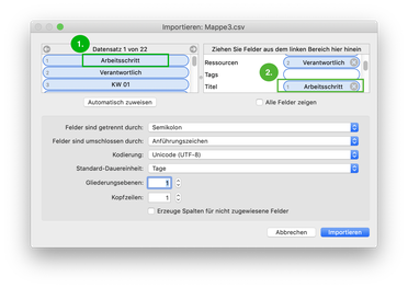 Aus Excel ein Merlin Project Dokument machen Teil 2