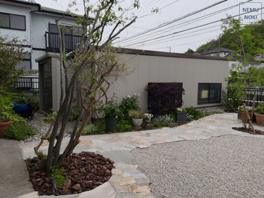 高麗芝、張り替え、ザバーン240、雑草対策、ガーデン、千葉市、君津市