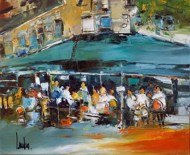 "Terrasse à Paris" - 38x46