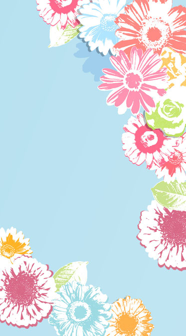 ガーベラの花柄 壁紙 待ち受け 無料で大人可愛いスマホ用待ち受け画像をダウンロードできる Cute
