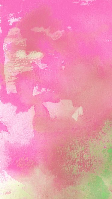 スマホ壁紙・スマホ待ち受け ピンクの水彩タッチな画像