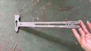 Hard steel water jet cutting