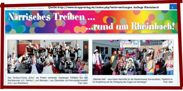 Spielmannszug Niederdrees Karneval im Dorf
