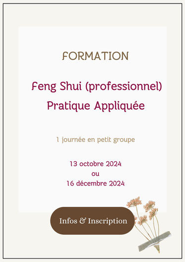 Formation feng shui professionnelle belgique