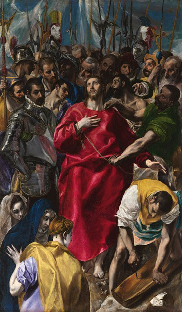 Самые известные картины Эль Греко - Совлечение одежд с Христа