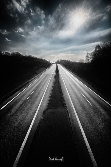 Die A 72 am 4.4.2020 - nachmittags Corona bedingt komplett Autofrei. Wann hat es das schon einmal gegeben, wohl noch nie!