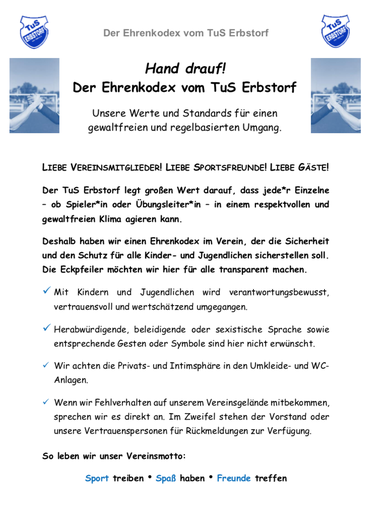Ehrenkodex des TuS Erbstorf