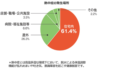 熱中症の発生場所,住宅内,