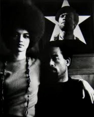 Black Panther-medlemmer Eldrige og Kathleen Cleaver 