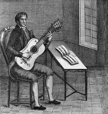 J. M. G. y E.: Rudimentos para tocar la guitarra por música. 1819. S. 2.