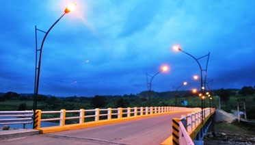 Puente Guale sobre el Río Paján, provncia de Manabí, Ecuador.