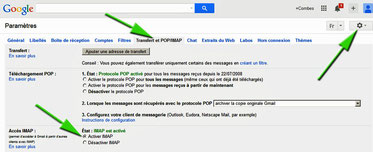 imap-pop chez Gmail