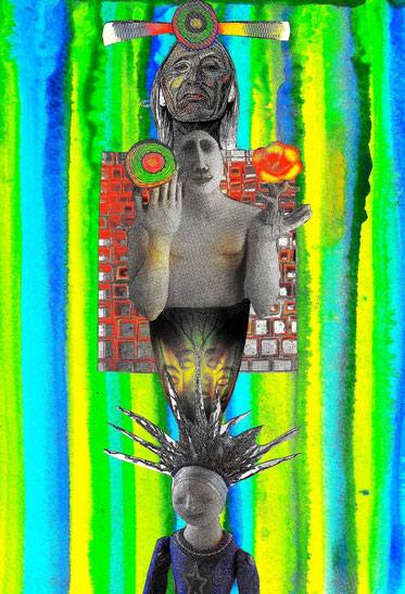 Mixed Media Collage by Shelley Klammer