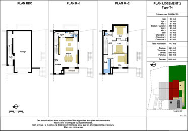 Plan lot 1 Résidence Aqui Sem Be à Collioure - Une réalisation SEE BELLMAS