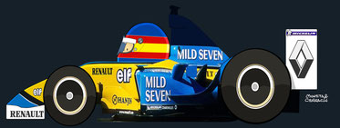 Fernando Alonso by Muneta & Cerracín