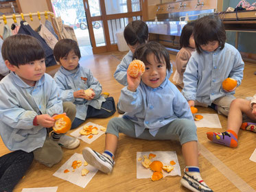 じぶんで むけたよ!
