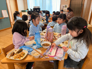 「おいしいね！」