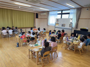 みんなで食べると美味しいね！