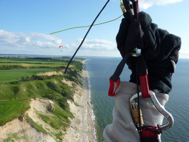 Mit der Flugschule unterwegs an der Küste in Dänemark