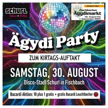 Plakat Ägydi Party 2025