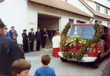 Segnung des damals neuen TSF 1986