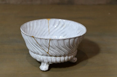 アスティエ ド ヴィラット Astier de Villatte 金継ぎ - 食器