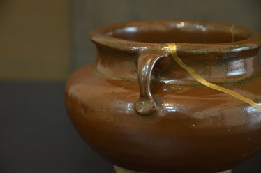 金継ぎセットで作業し途中で止まってしまった器 - 金継ぎ工房 八木