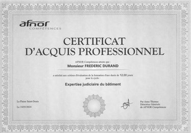 expert technique bâtiment