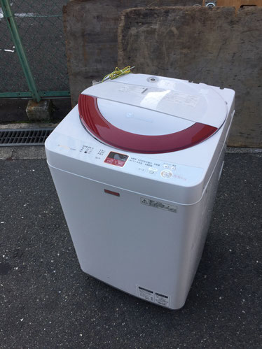 可愛いピンクで気分もあがる♪一人暮らしに！全自動洗濯機5.5kg