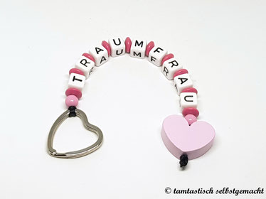 Schlüsselanhänger-Traumfrau-Herz-rosa